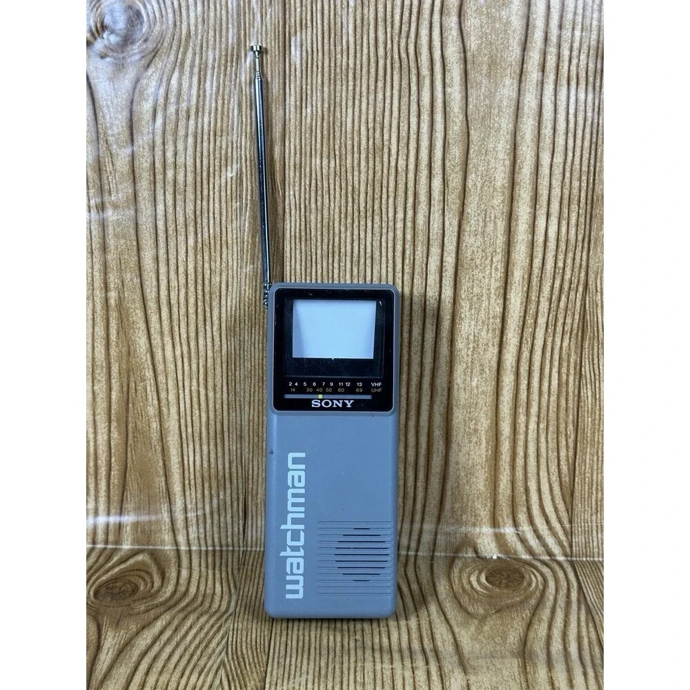 Vintage Sony Watchman FD-10A Handheld Pocket TV VHF/UHF PARTS ONLY‎ READ